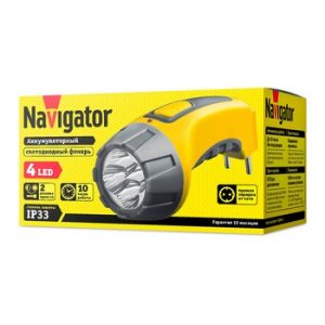 Фонарь Navigator 94 951 NPT-CP03-ACCU 4LED 4В500мАч