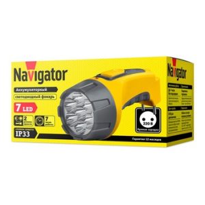 Фонарь Navigator 94 952 NPT-CP04-ACCU 7LED 4В700мАч