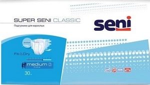 Подгузники Seni Classic д/взрослых M 30шт