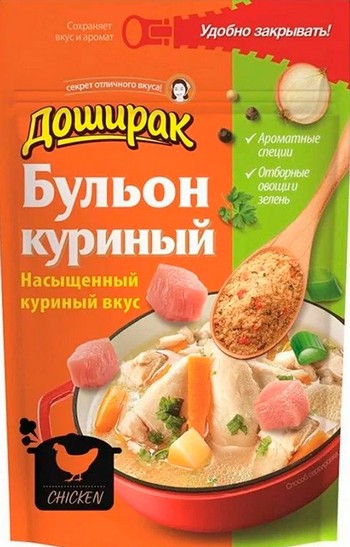 Бульон Доширак куриный м/у 90г