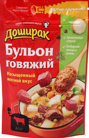 Бульон Доширак говяжий м/у 90г