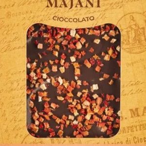 Шоколад Majani с клубникой темный 115г
