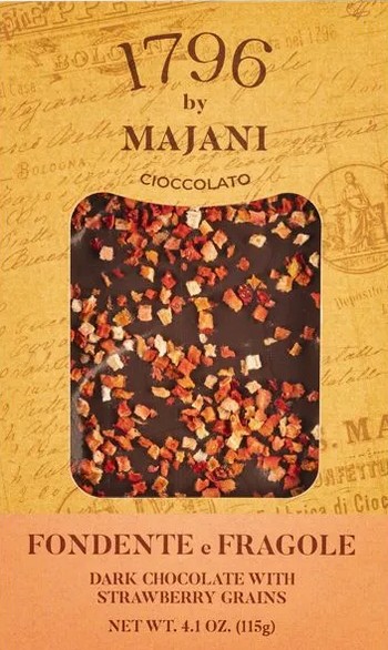 Шоколад Majani с клубникой темный 115г