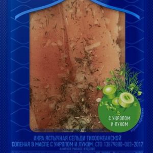 Икра Cельди Путина ястычная в масле с укропом и луком 160г