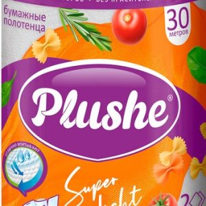 Полотенца бумажные Plushe Super Light 2-хсл 30м 1шт
