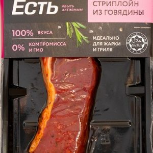 Стейк Мясо Есть говядина стриплойн в маринаде охл 200г