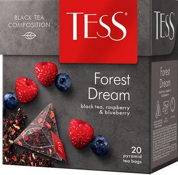 Чай Tess Forest Dream черн ф/п пирамидка 20*1,8г