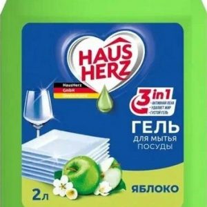 Средство д/мытья посуды HausHerz сочный Яблоко 2л 802750/238
