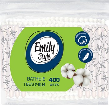 Палочки ватные Emily Style м/у 400шт