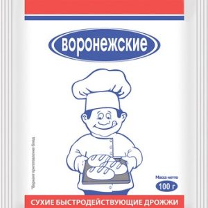 Дрожжи Воронежские хлебопекарные сухие м/у 100г