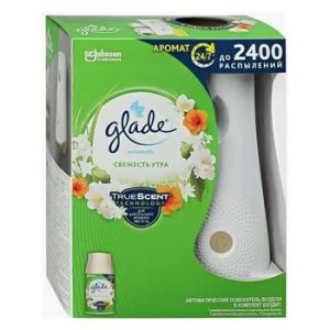 Освежитель воздуха Glade Automatic Свежесть утра автомат+смен аэрозоль 269мл