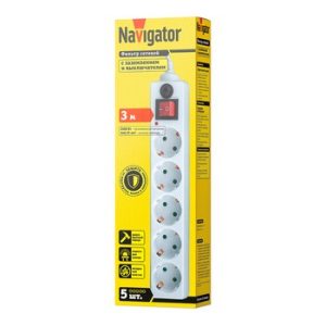 Сетевой фильтр Navigator 71 862 NSP-05-300-ESC-3х0,75 5гн 3
