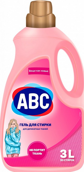 Гель д/стирки ABC д/деликатных тканей 3л