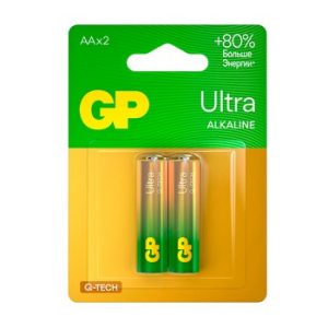 Батарейки GP 15AU-2CR2 Ultra R06 блистер 2шт
