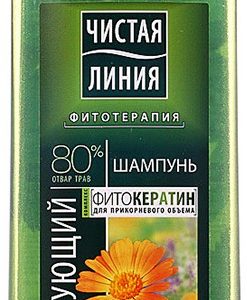 Шампунь Чистая линия Регулирующий шалфей календула тысячелистник 400мл