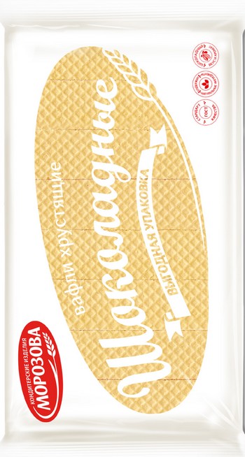 Вафли Морозова Шоколадные м/у 400г