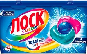 Капсулы д/стирки Losk color 12шт