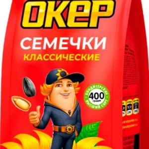 Семена подсолнечника Крутой Окер классические 400г