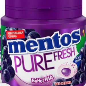Жев.резинка Mentos Pure Fresh Виноград 100г