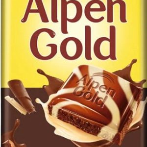 Шоколад Alpen Gold из темного и белого шоколада 80г