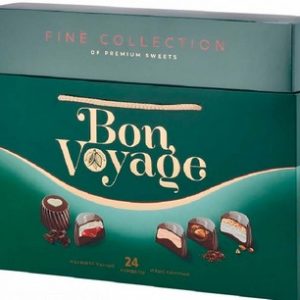 Конфеты Bon Voyage Premium ассорти зеленая 370г