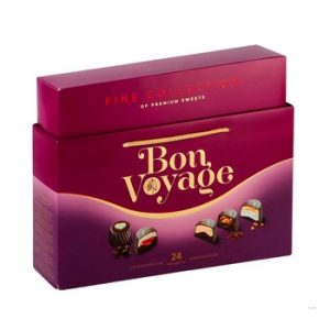 Конфеты Bon Voyage Premium ассорти фиолетовая 370г