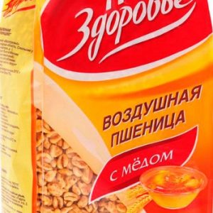 Воздушная пшеница Кунцево На Здоровье! с медом м/у 100г