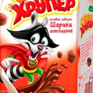 Сухой завтрак Кунцево Супер Хрупер шарики шоколадные м/у 200г