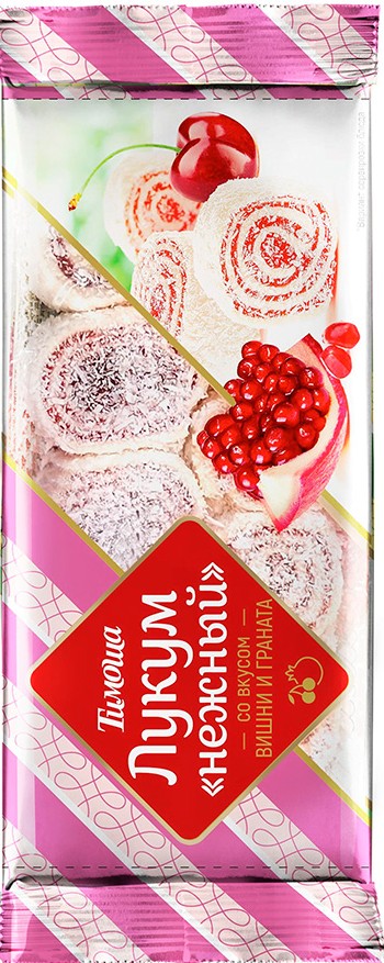 Лукум Тимоша нежный вишня, гранат 250г