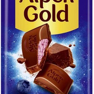 Шоколад Alpen Gold молочный с чернично-йогуртовой нач 80г