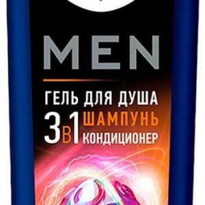 Гель д/душа Aura men 3в1 энергия спорта 380мл