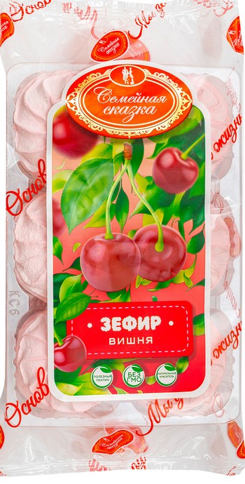 Зефир Семейная сказка Вишня 290г