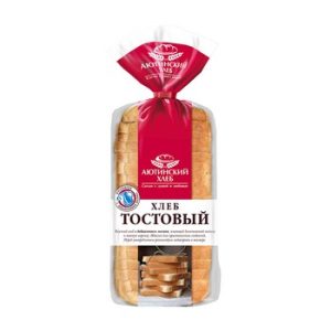Хлеб Аютинский тостовый в/с нарез в уп 570г