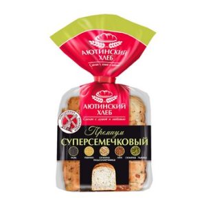 Хлеб Аютинский тост пшеничный Премиум Суперсемечковый нарез в уп 330г