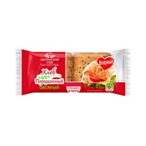 Хлеб Аютинский порционный овсяный нарез в уп 300г