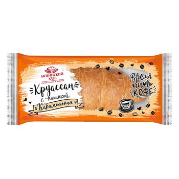 Круассан Аютинский хлеб с карамельной начинкой в уп 75г