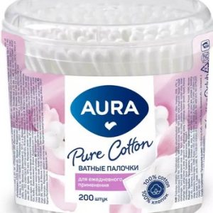 Палочки ватные Aura пл/б 200шт