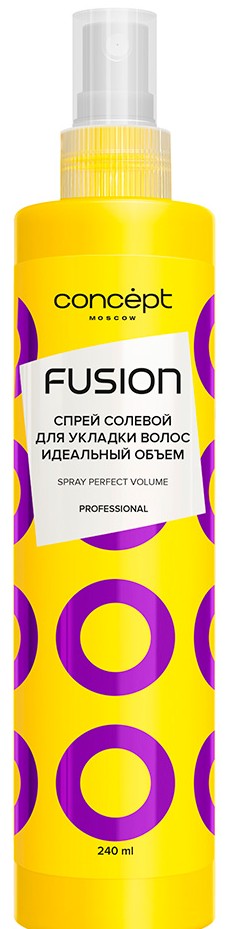 Спрей д/волос Concept Fusion Perfect Volume солевой 240мл