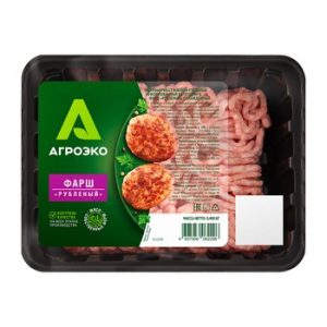 Фарш Агроэко Рубленый кат.Б охл лоток 400г