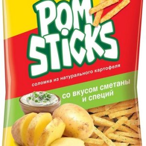 Чипсы Pomsticks соломкой сметана специи 200г