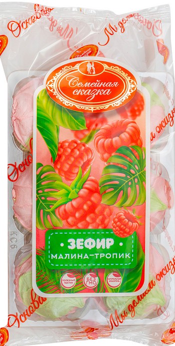 Зефир Семейная сказка Тропик-малина 240г