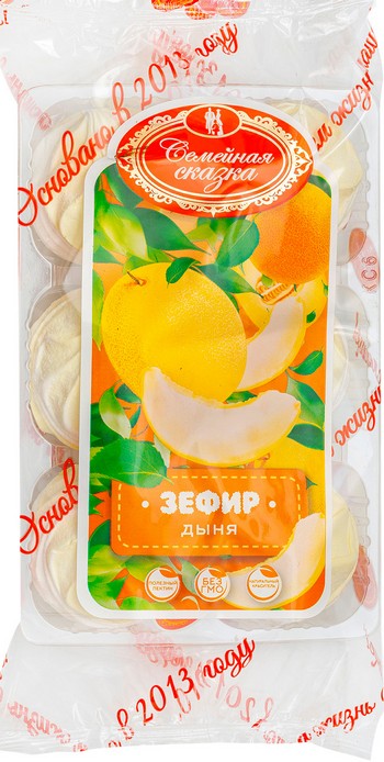 Зефир Семейная сказка Дыня 240г