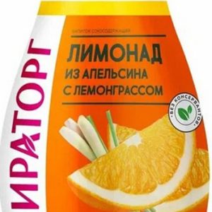 Напиток Мираторг апельсин, лемонграсс пэт 0,37л