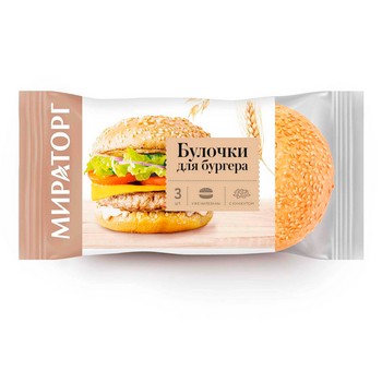 Булочка Мираторг для бургера 165г