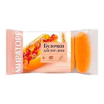 Булочка Мираторг для Хот-дога 260г