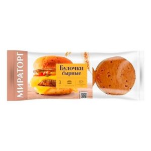 Булочка Мираторг сырная 165г