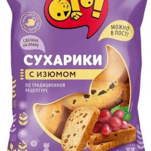 Сухарики ОГО! с изюмом 250г