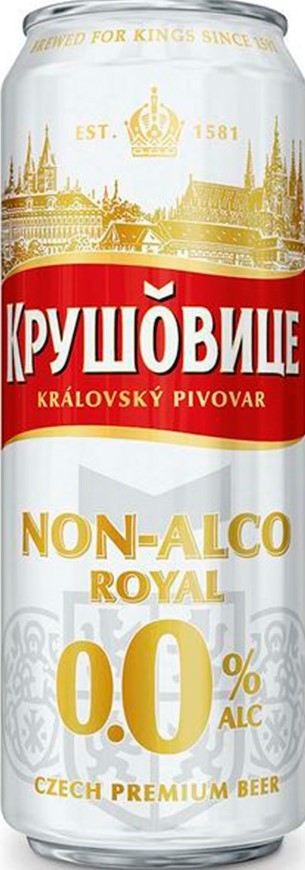 Пивной напиток б/алк Крушовице пастериз ж/б 0,43л