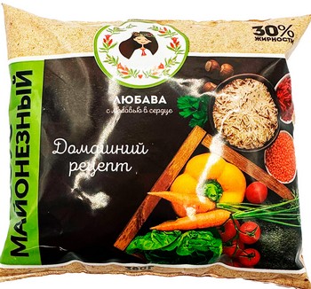 Соус майонезный Любава Столовый 30% п/э 380г