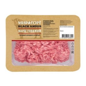 Фарш Black Angus из говядины охл гзмс 400г